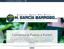 Tablet Screenshot of mgarciabarroso.com